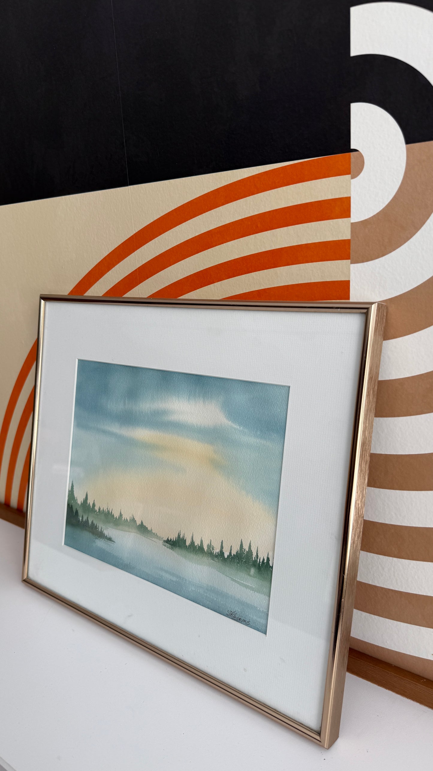 Framed Landscape Signed Artwork