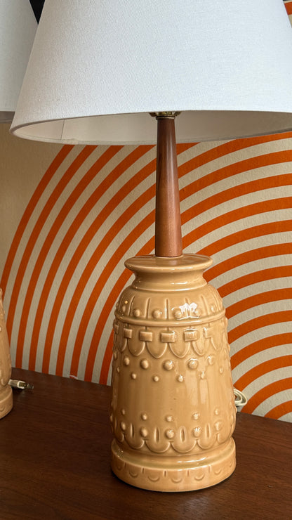 Pair of Vintage Ceramic Table Lamps