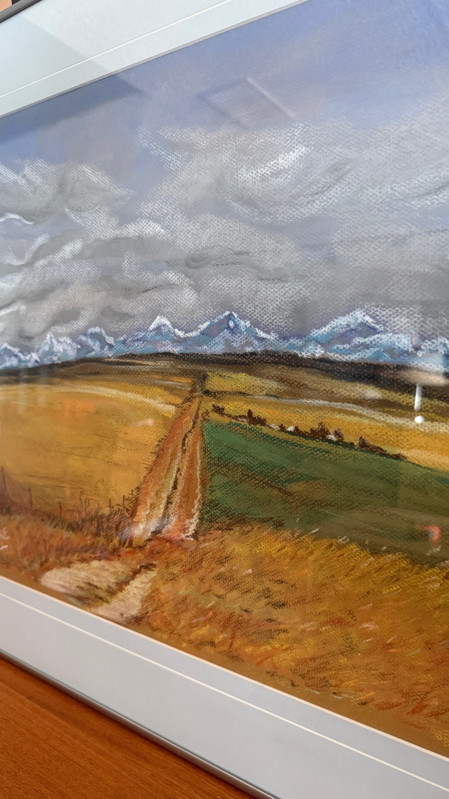 Vintage Framed Landscape Artwork – Signed Mieke (1991)