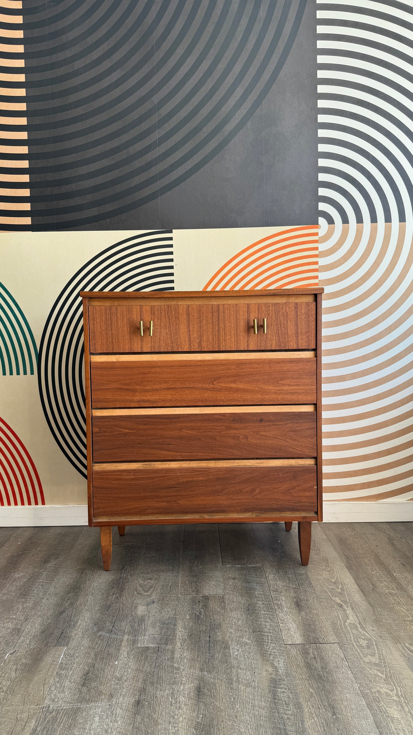 Vintage Walnut Tallboy