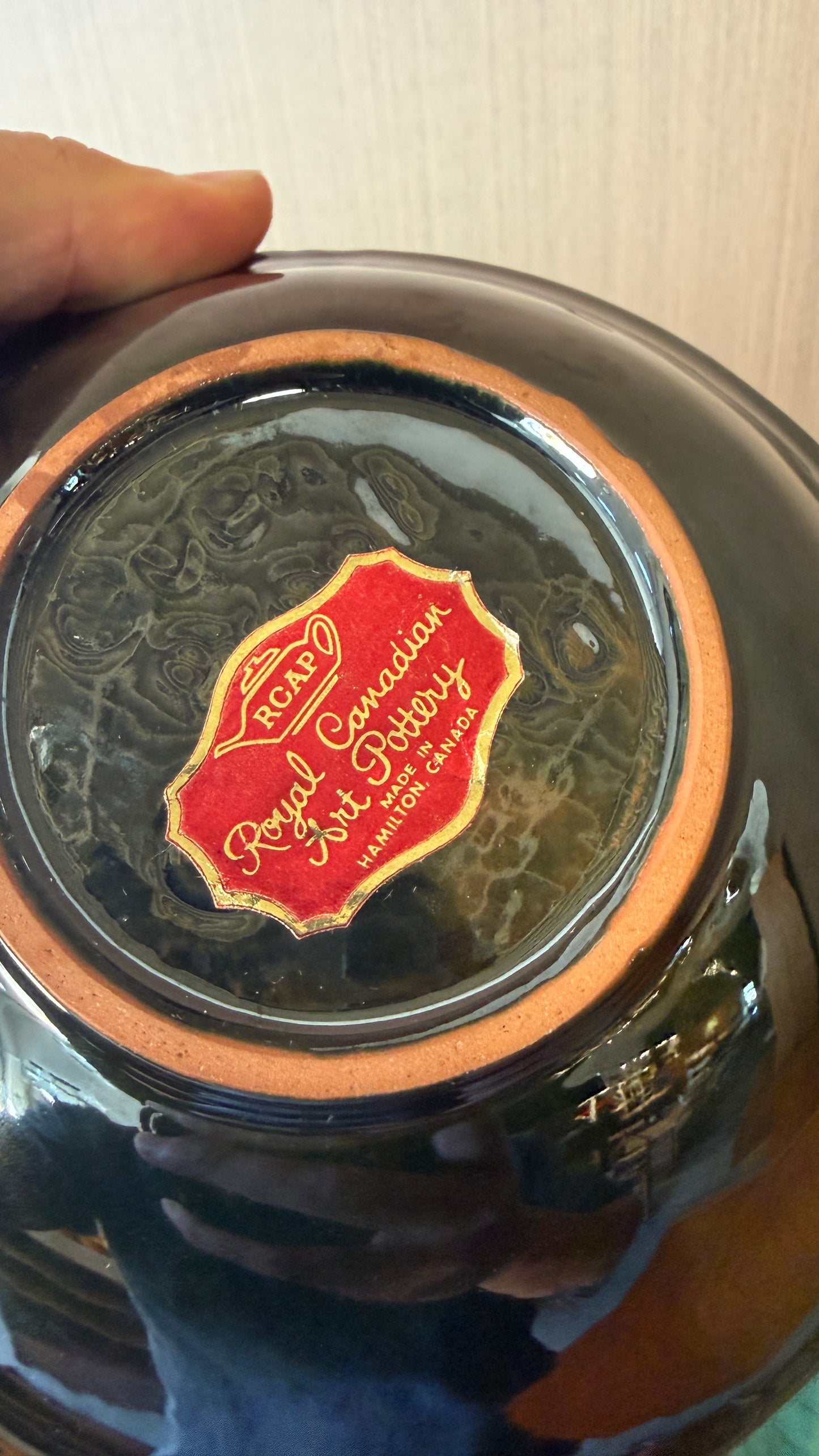 Royal Canadian Art Pottery Dip Plates