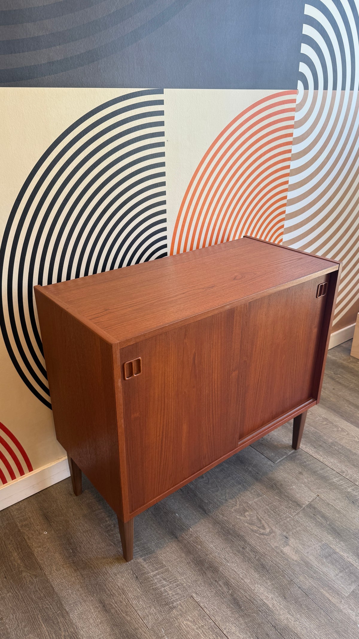 Vintage Danish Teak Cabinet on Custom Legs