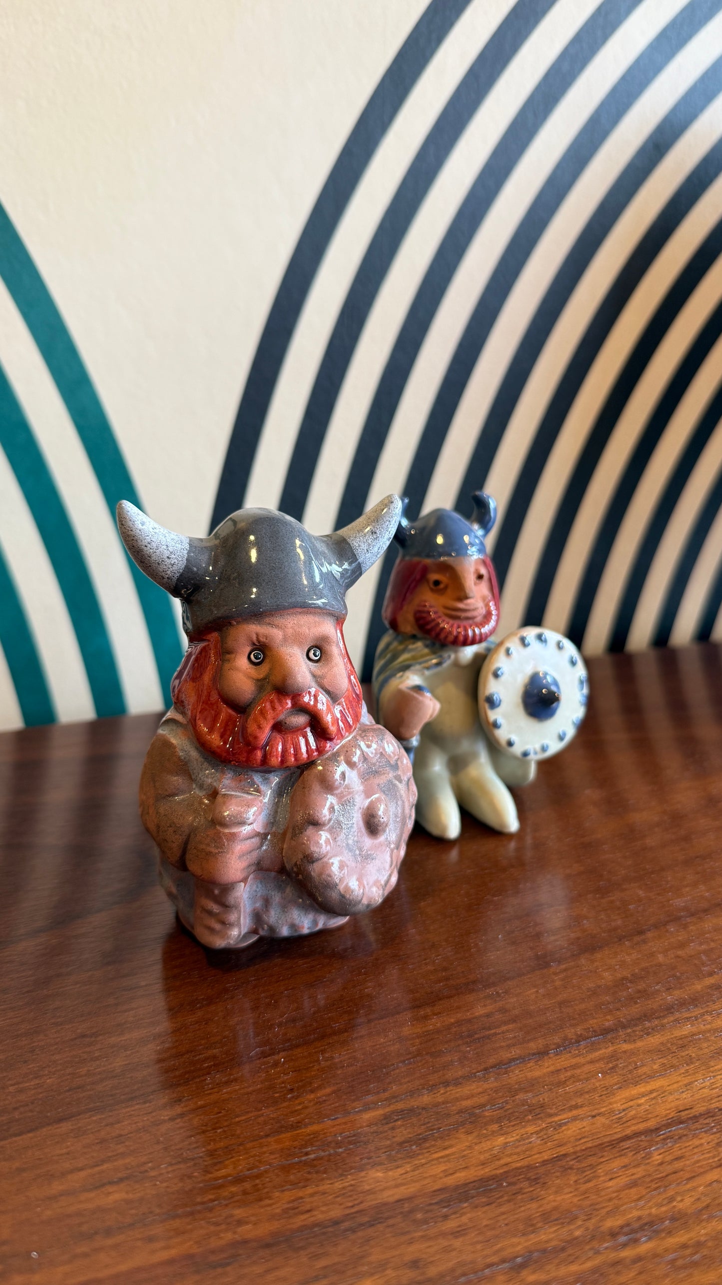 Rolf Berg Scandinavian Viking Figurine Pair
