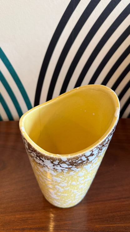 Vintage Speckled Glaze Vase