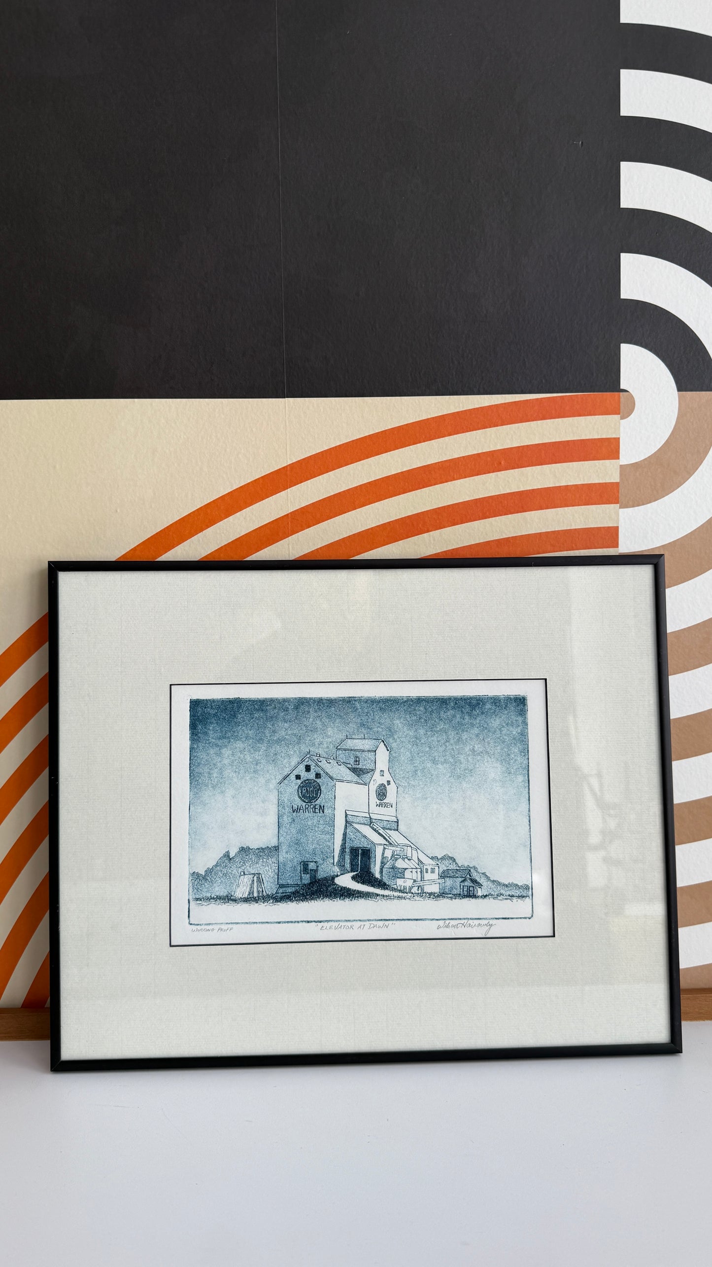 “Elevator at Dawn” Framed Artwork