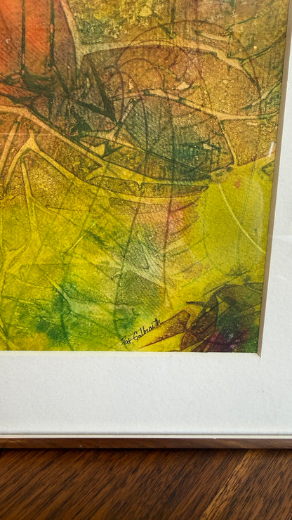 Framed Watercolour by Edmonton Artist Pat Galbraith