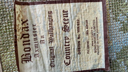 Vintage Bondworth “Original Williamsburg” Country Scene Rug / Tapestry