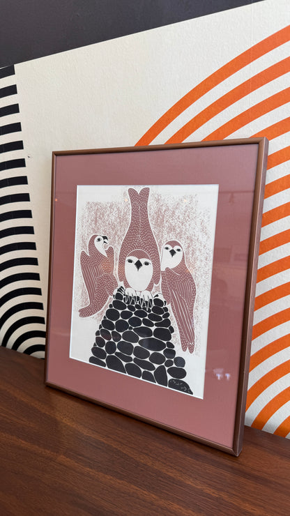 Inuit Art Print by Paulosie Sivuak (1930–1986)