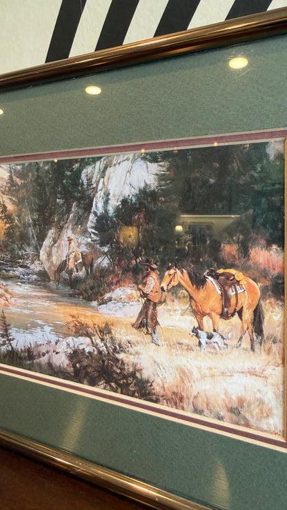 Howard Rogers “Time for a drink” Framed Print