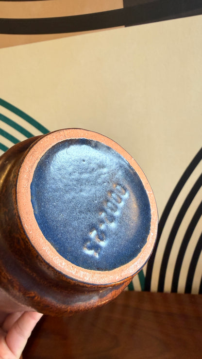 West German Pottery Lava Glaze Vase