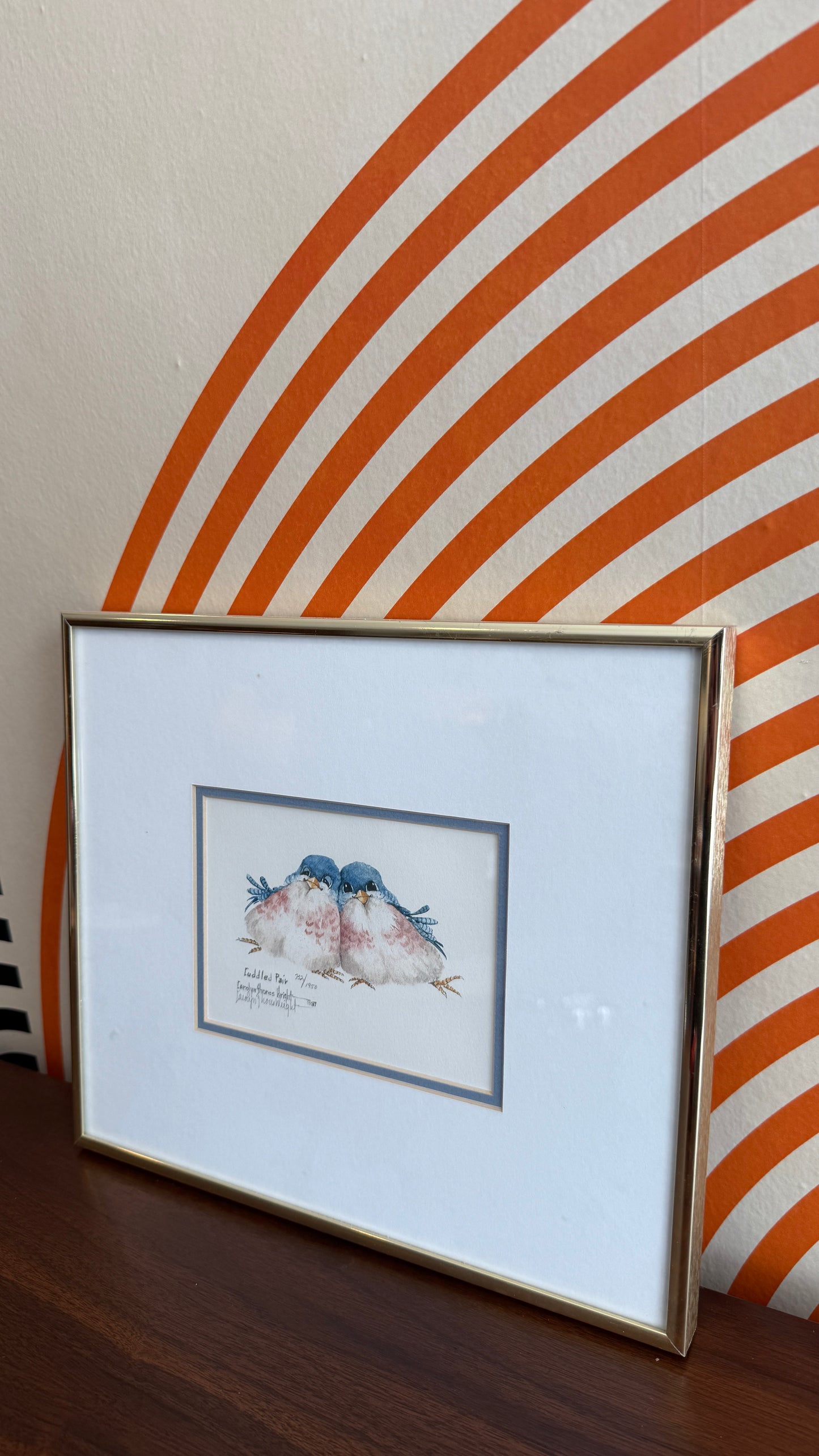“Cuddled Pair” – Limited Edition Bird Print