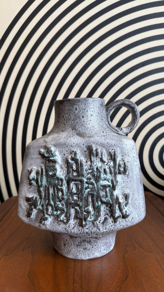 Walter Gerhards WG “Madrid” Fat Lava Vase 720/25 – West Germany