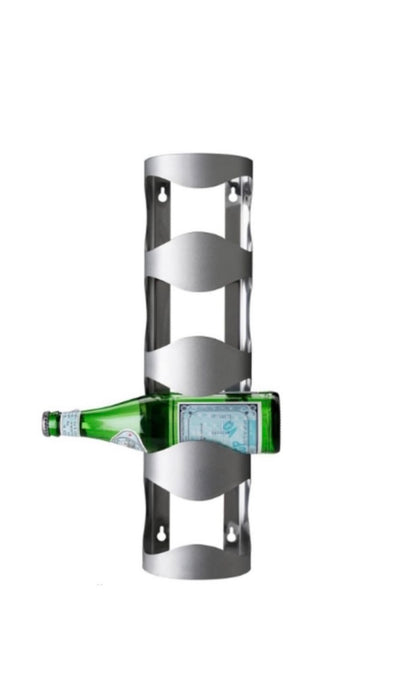 Discontinued IKEA Vurm Chrome Stainless Steel Wall-mounted Wine Racks