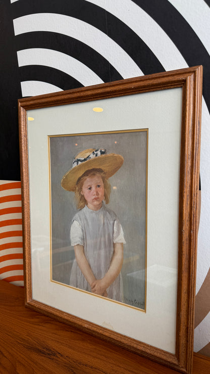 Vintage Framed Portrait Print
