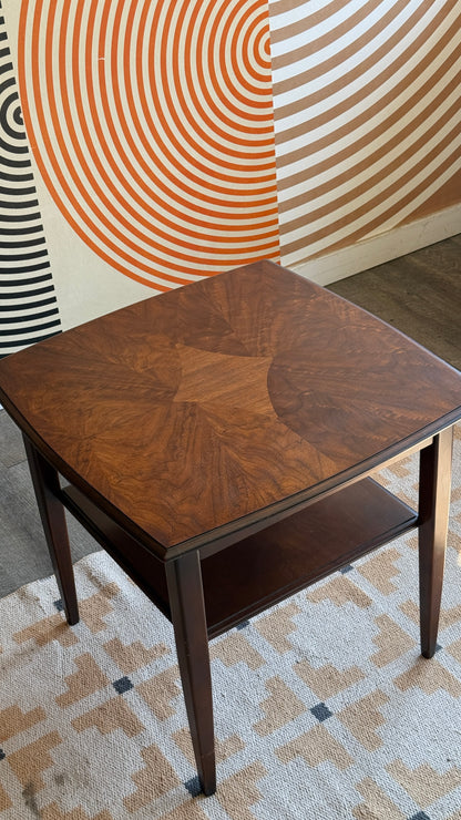 Vintage Walnut Side Table