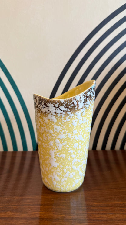 Vintage Speckled Glaze Vase