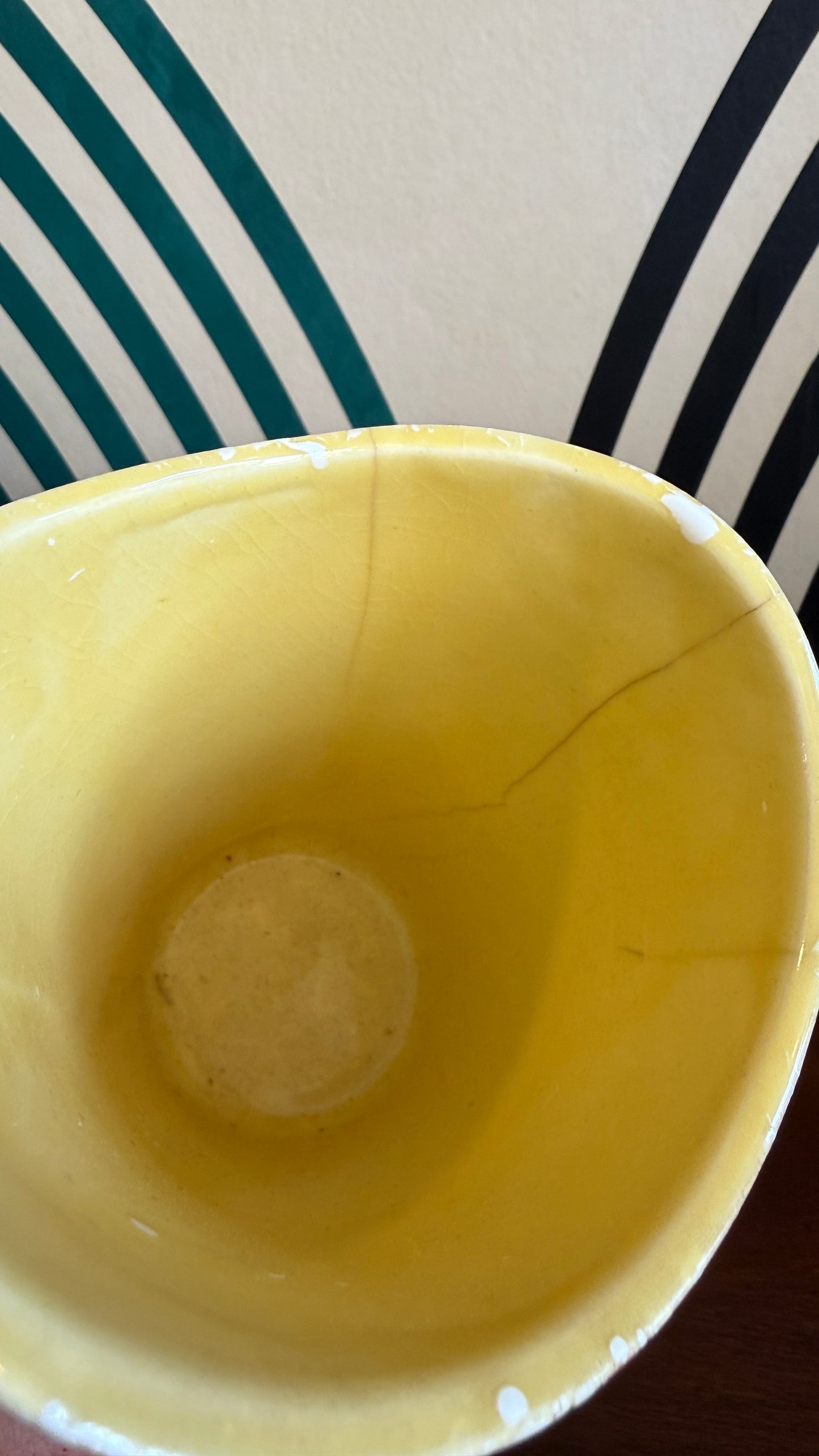 Vintage Speckled Glaze Vase