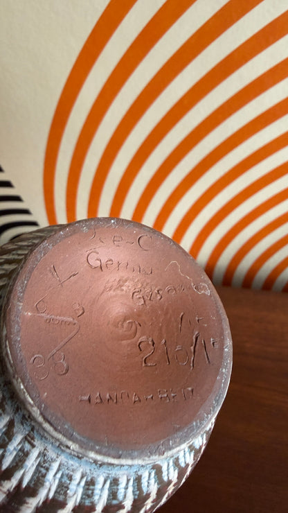 Vintage West German Pottery Vaseby Horh