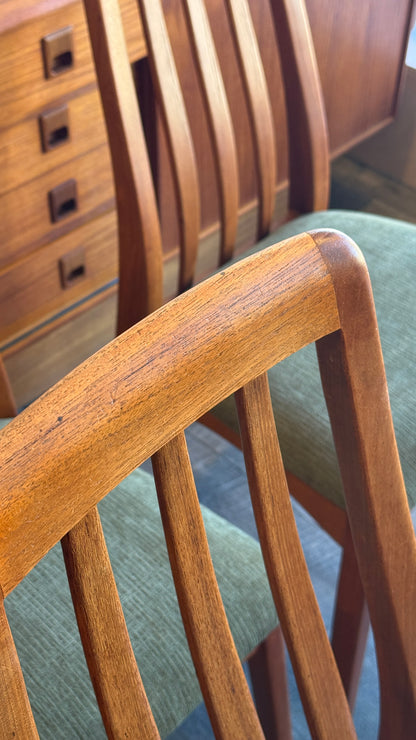 Set of 4 Vintage Teak Dining Chairs