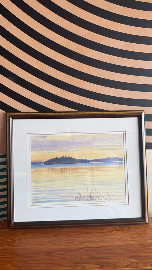 Huntley Brown Framed Print (Limited Edition 55/500)