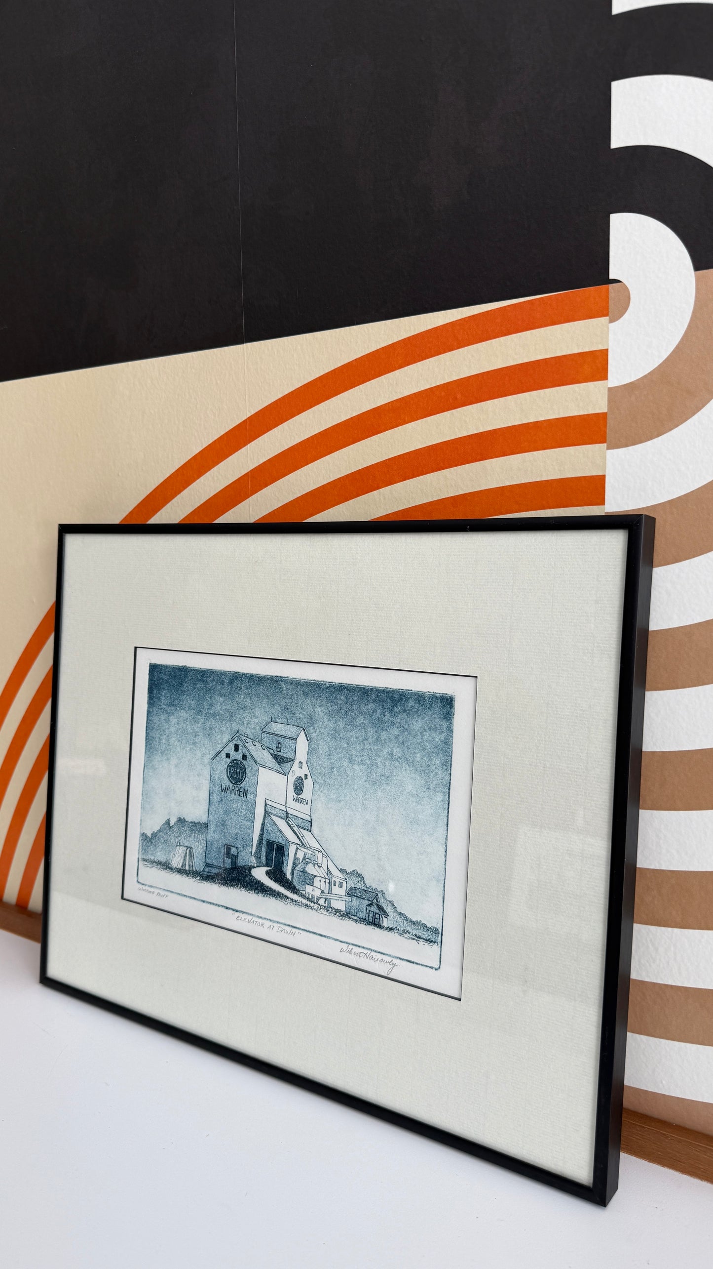 “Elevator at Dawn” Framed Artwork