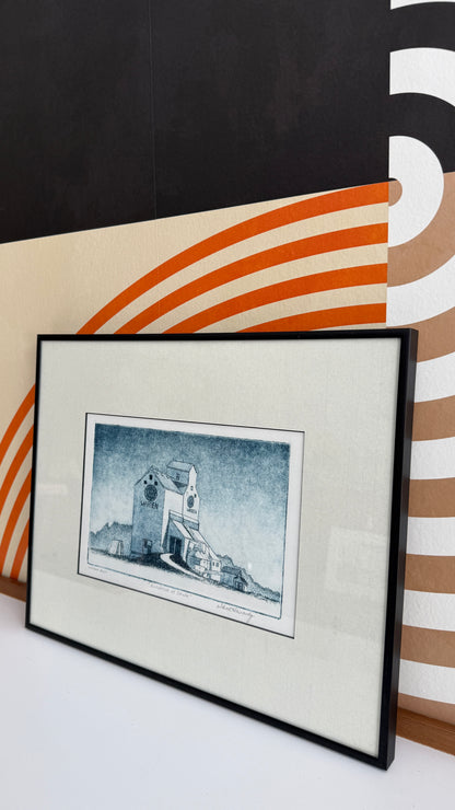 “Elevator at Dawn” Framed Artwork