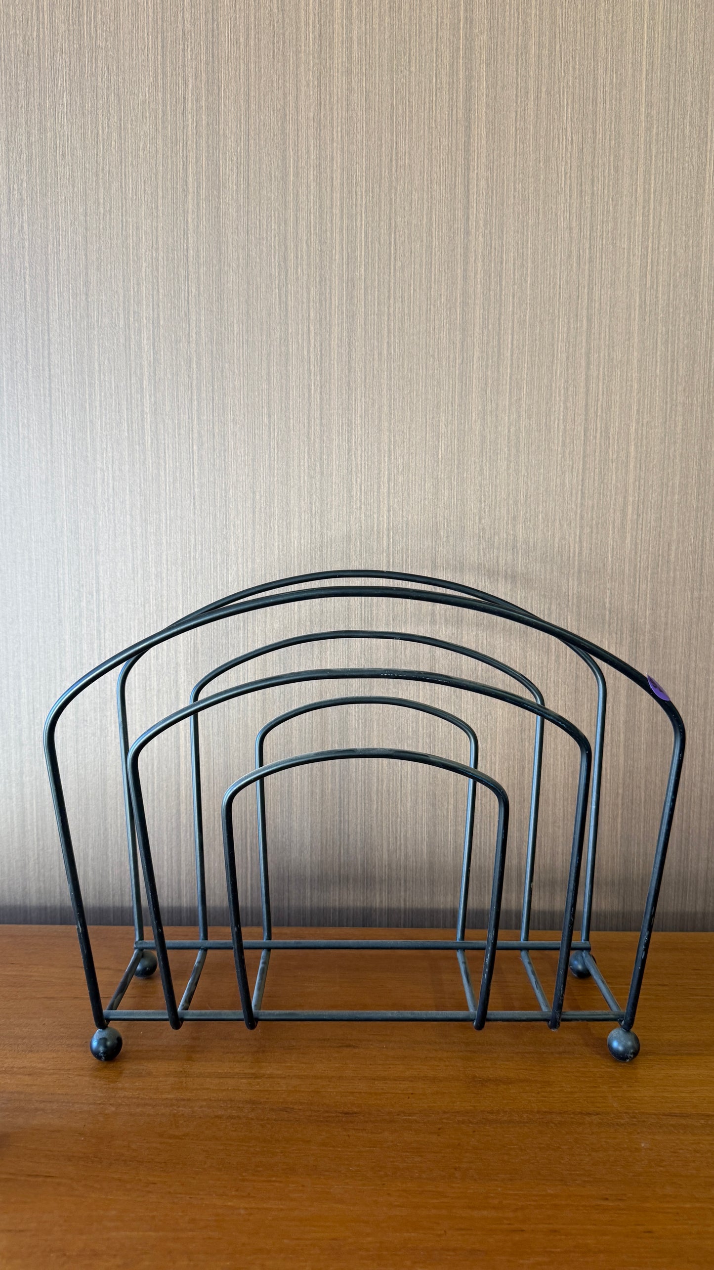 Black Magazine Rack