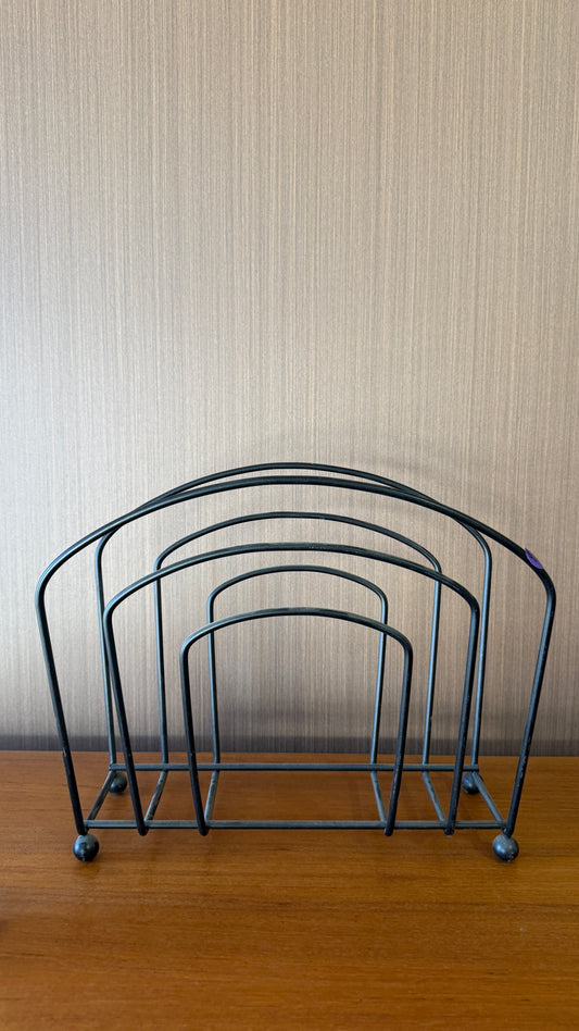 Black Magazine Rack
