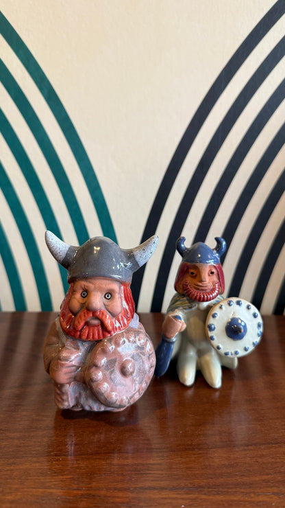 Rolf Berg Scandinavian Viking Figurine Pair