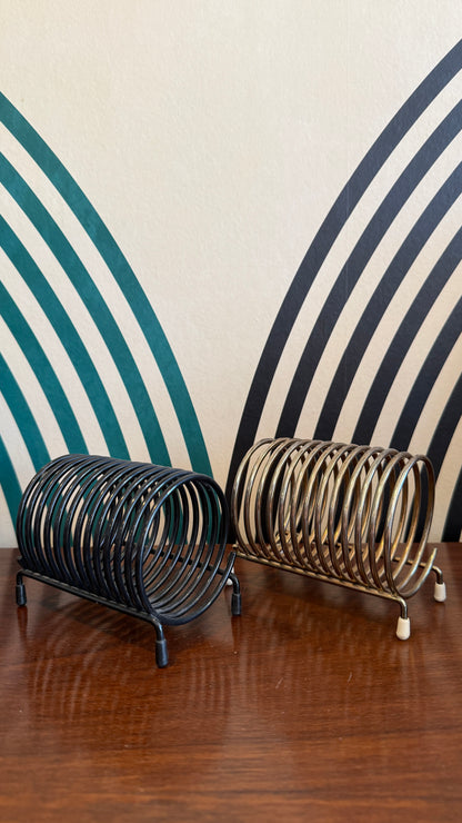 Vintage Coil Mail Holders (Pair)