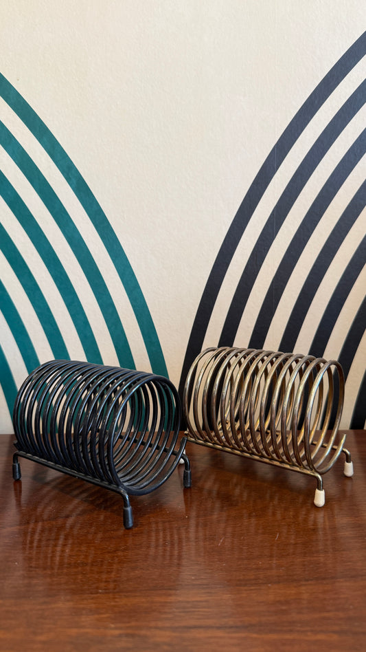 Vintage Coil Mail Holders (Pair)