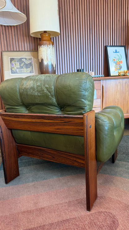 Vintage Kalustekiila Rosewood Lounge Chair, Made in Finland