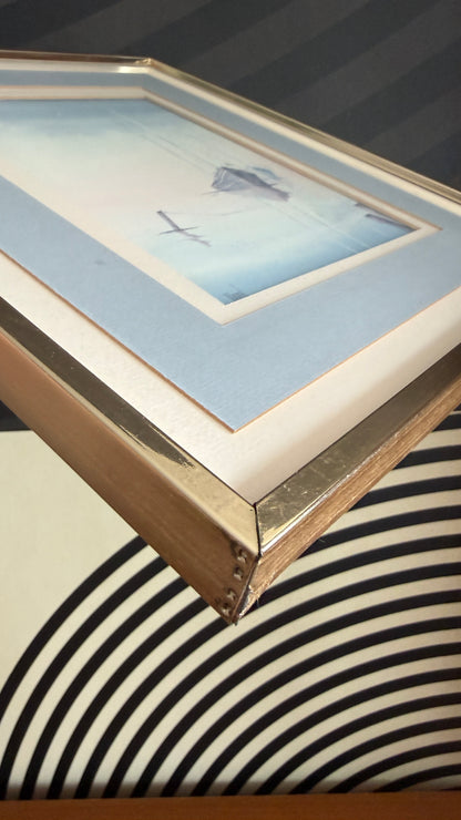 Vintage Framed Nautical Artwork – Signed