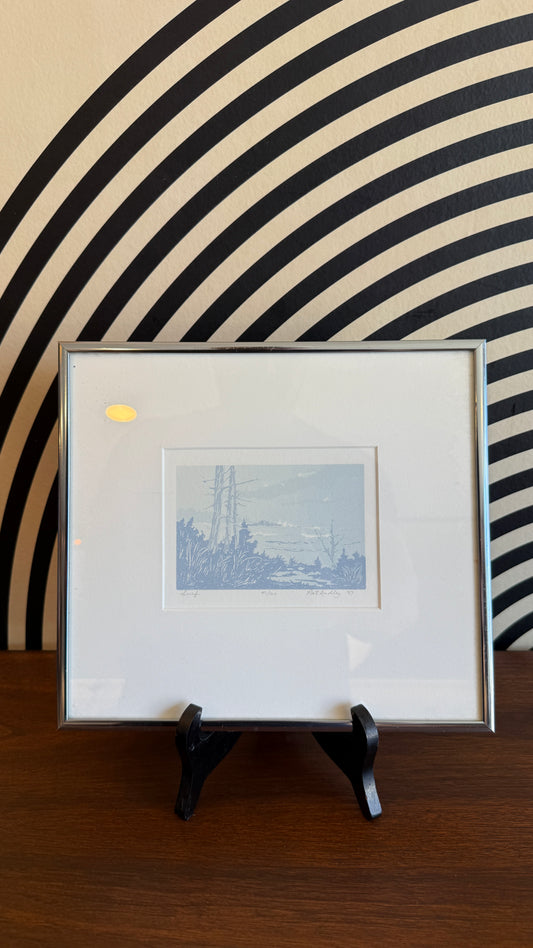 Vintage Limited Edition Landscape Print – Signed & Numbered (1989)