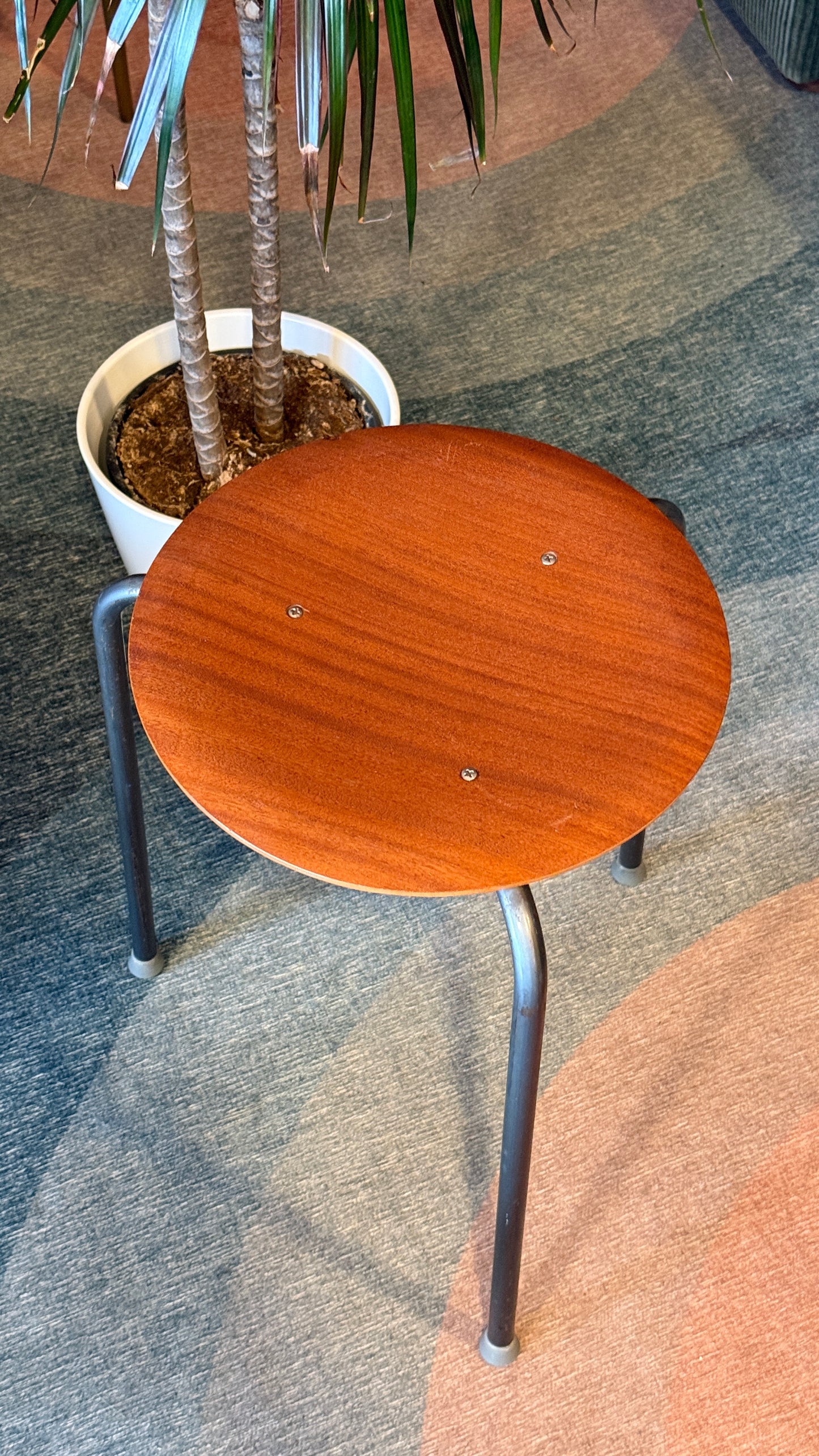 Vintage Danish Teak Stool
