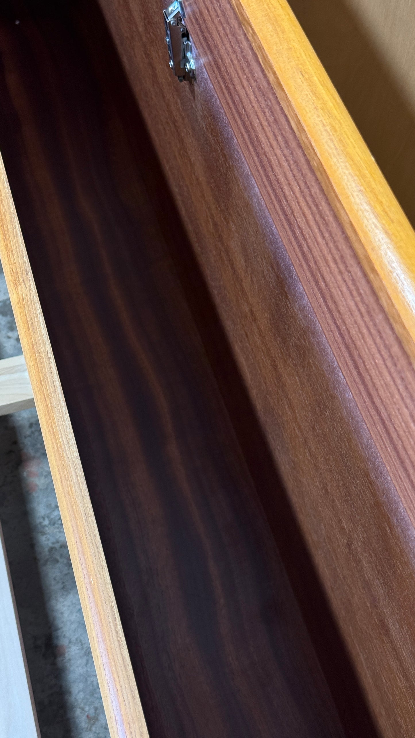 Vintage Canadian Teak Queen Storage Bed