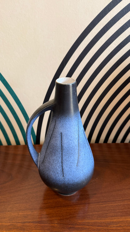 West German Pottery Handled Vase