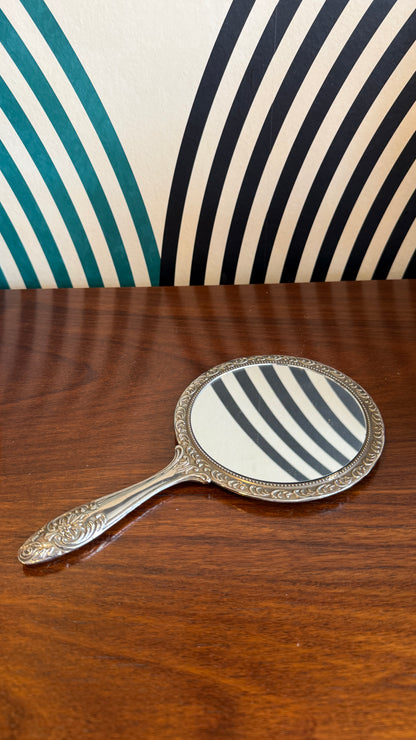 Vintage Ornate Hand Mirror