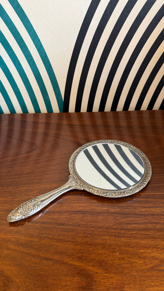 Vintage Ornate Hand Mirror