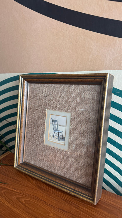 L. Gibbs Framed Chair Illustration