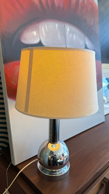 Vintage Chrome Table Lamp