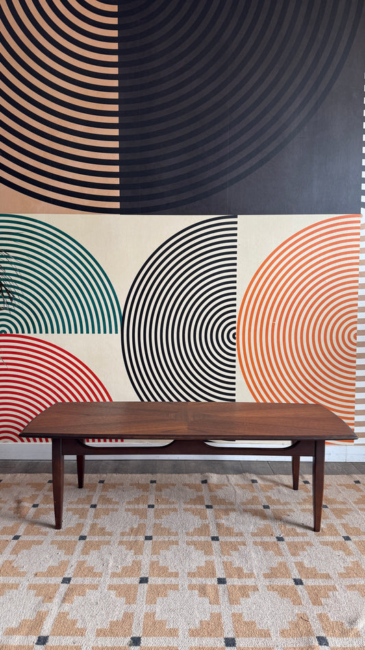 Mid Century Walnut Coffee Table