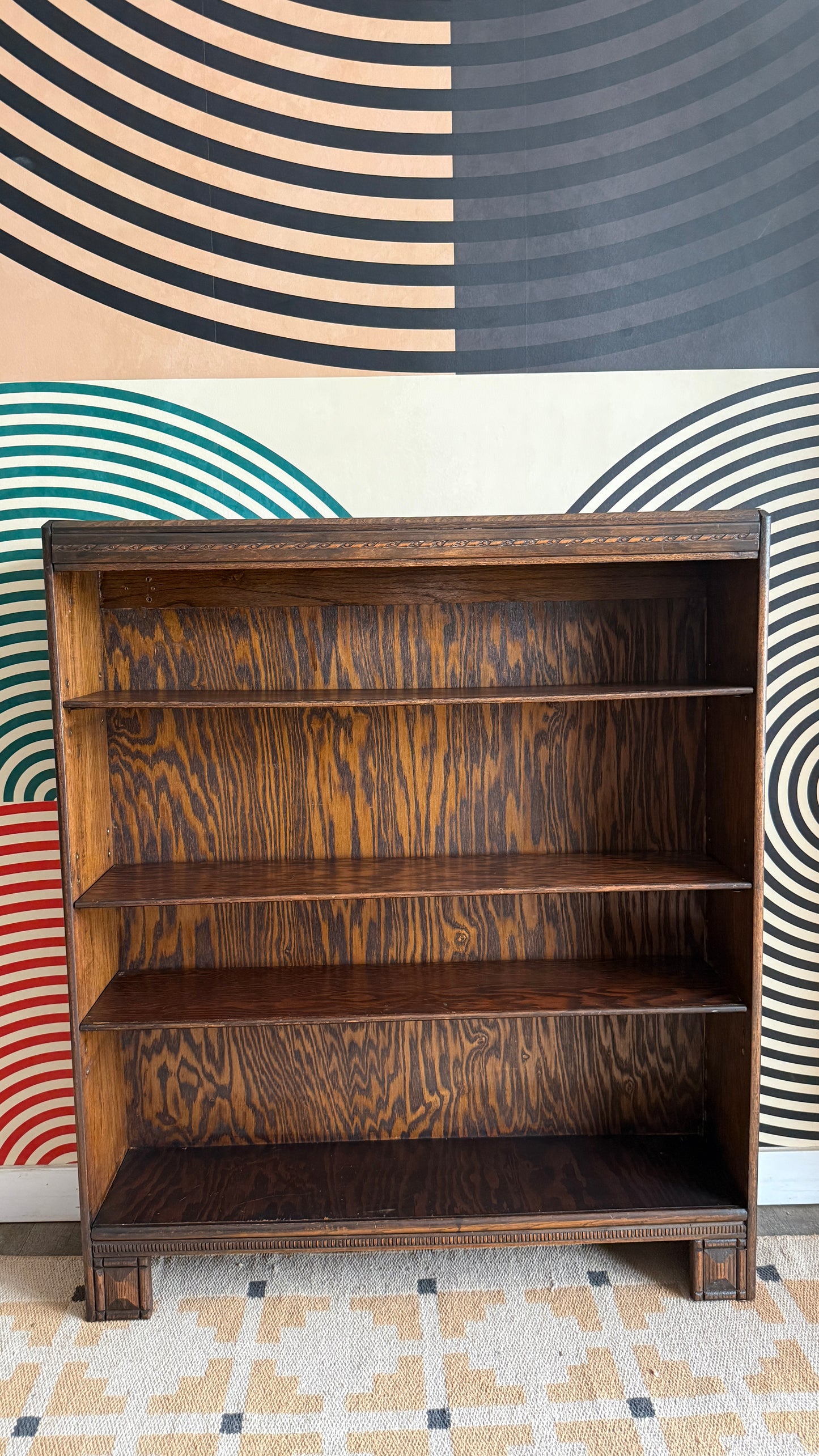 Vintage Oak Bookcase