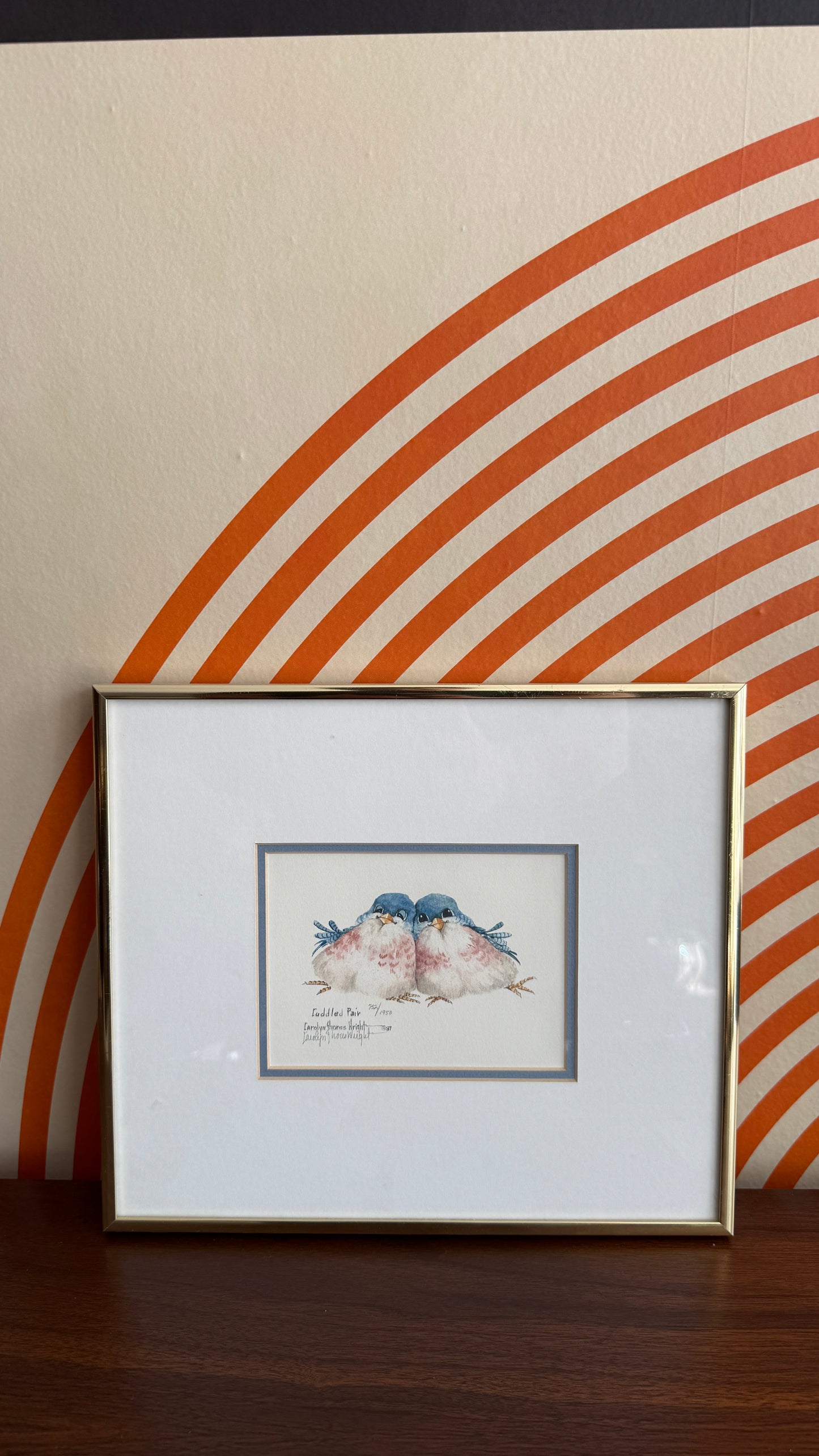 “Cuddled Pair” – Limited Edition Bird Print