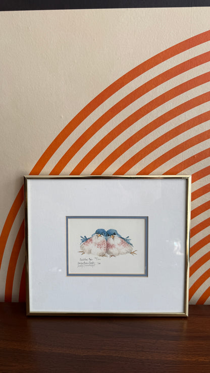 “Cuddled Pair” – Limited Edition Bird Print