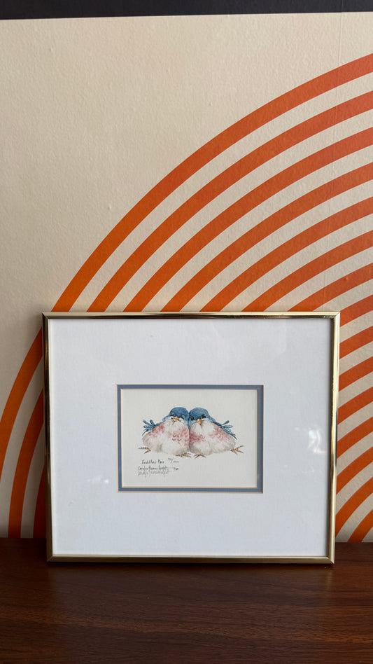 “Cuddled Pair” – Limited Edition Bird Print