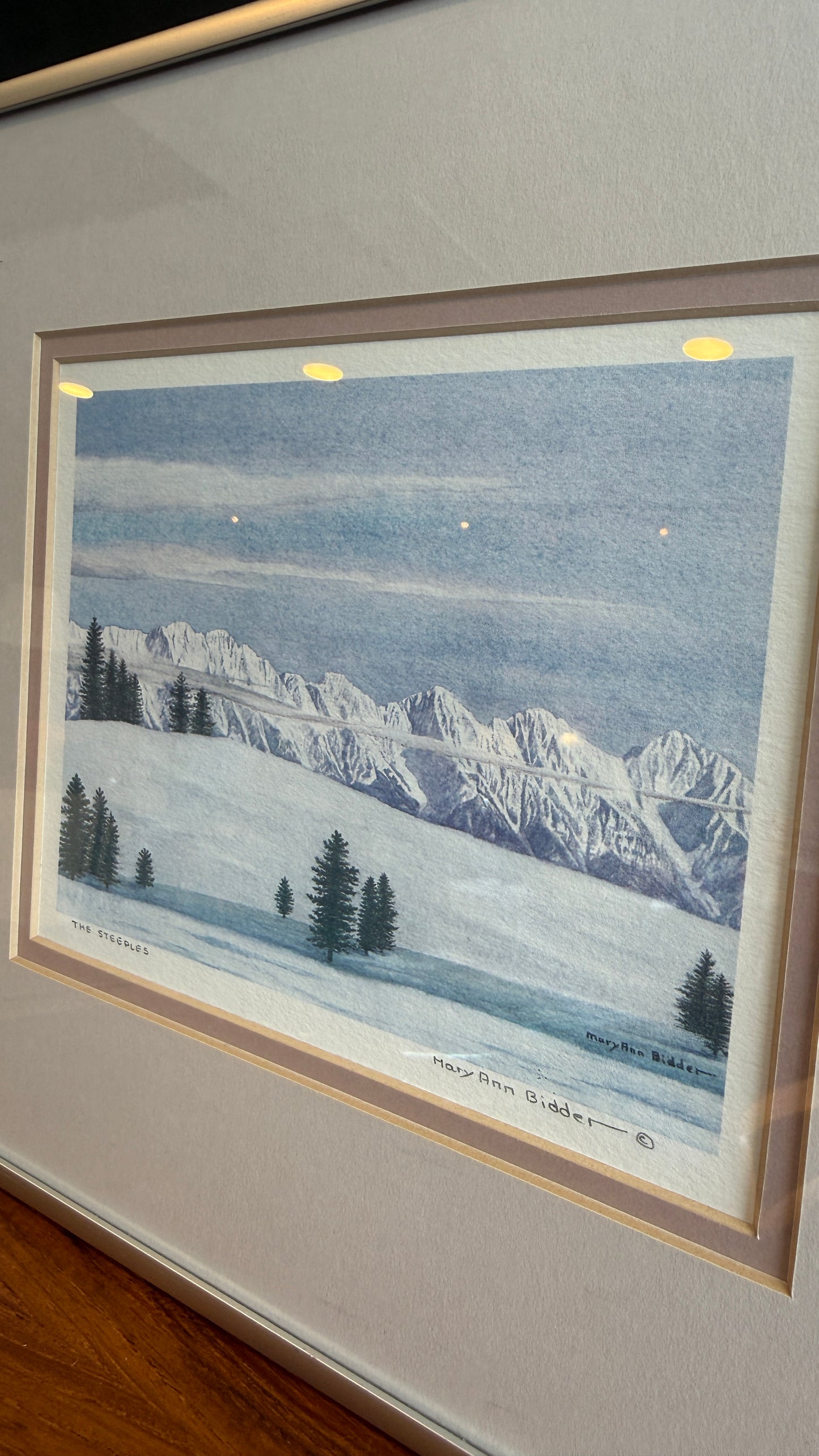 “The Steeples” Framed Landscape Print