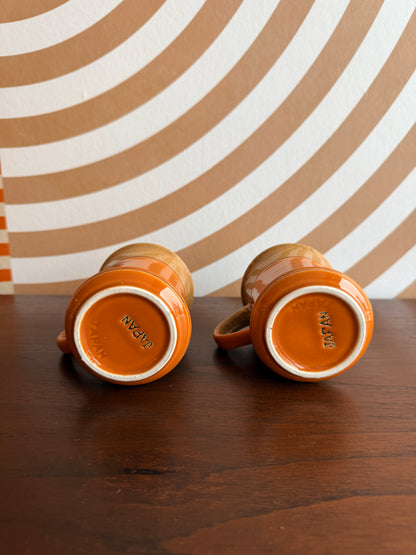 Pair of Japanese Ceramic Mugs