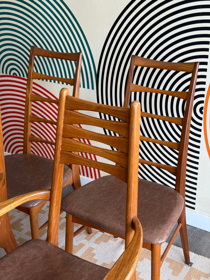 Set of 4 Danish Teak Dining Chairs