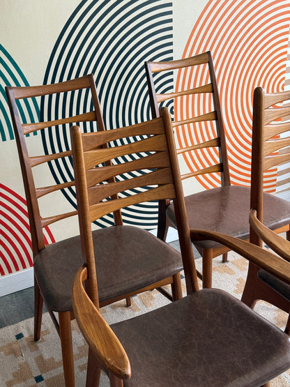 Set of 4 Danish Teak Dining Chairs